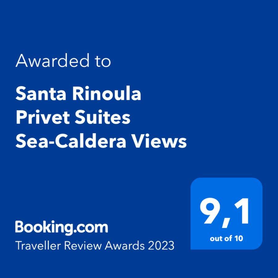 Santa Rinoula Suites Sea Sunset Views Adults Only Megalokori Exterior foto